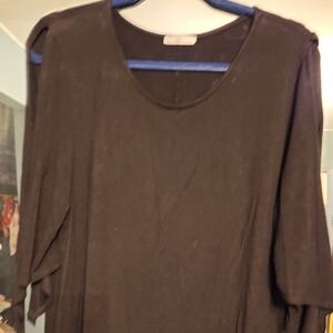 Joseph Brown 3/4 Sleeve Swing Dress